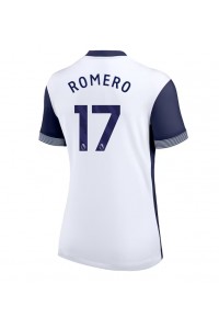 Tottenham Hotspur Cristian Romero #17 Jalkapallovaatteet Naisten Kotipaita 2024-25 Lyhythihainen